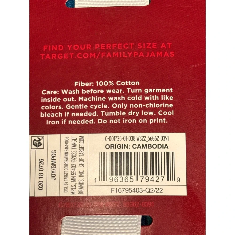 New Wondershop at Target Women Blue XXL 2 Piece Family Sleep Set Alice Butts Art - Picture 5 of 5